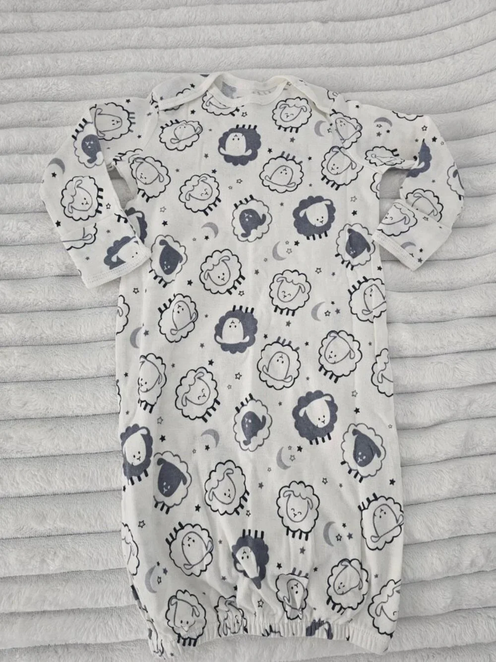 Garanimals Sheep Sleep Night Gown 3-6 Months- New Without Tags